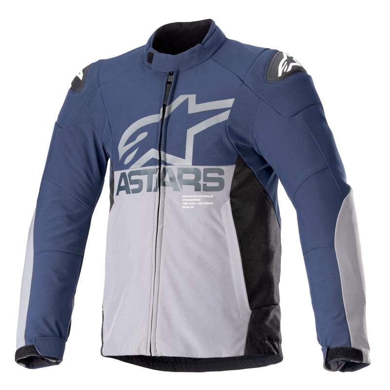 Alpinestars SMX Waterproof Blau/Grau Motorradjacke