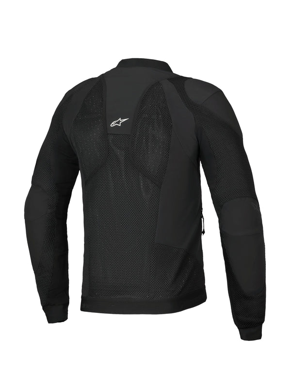 Alpinestars Troop-Air Pro Schwarz/Schwarz Motorradjacke