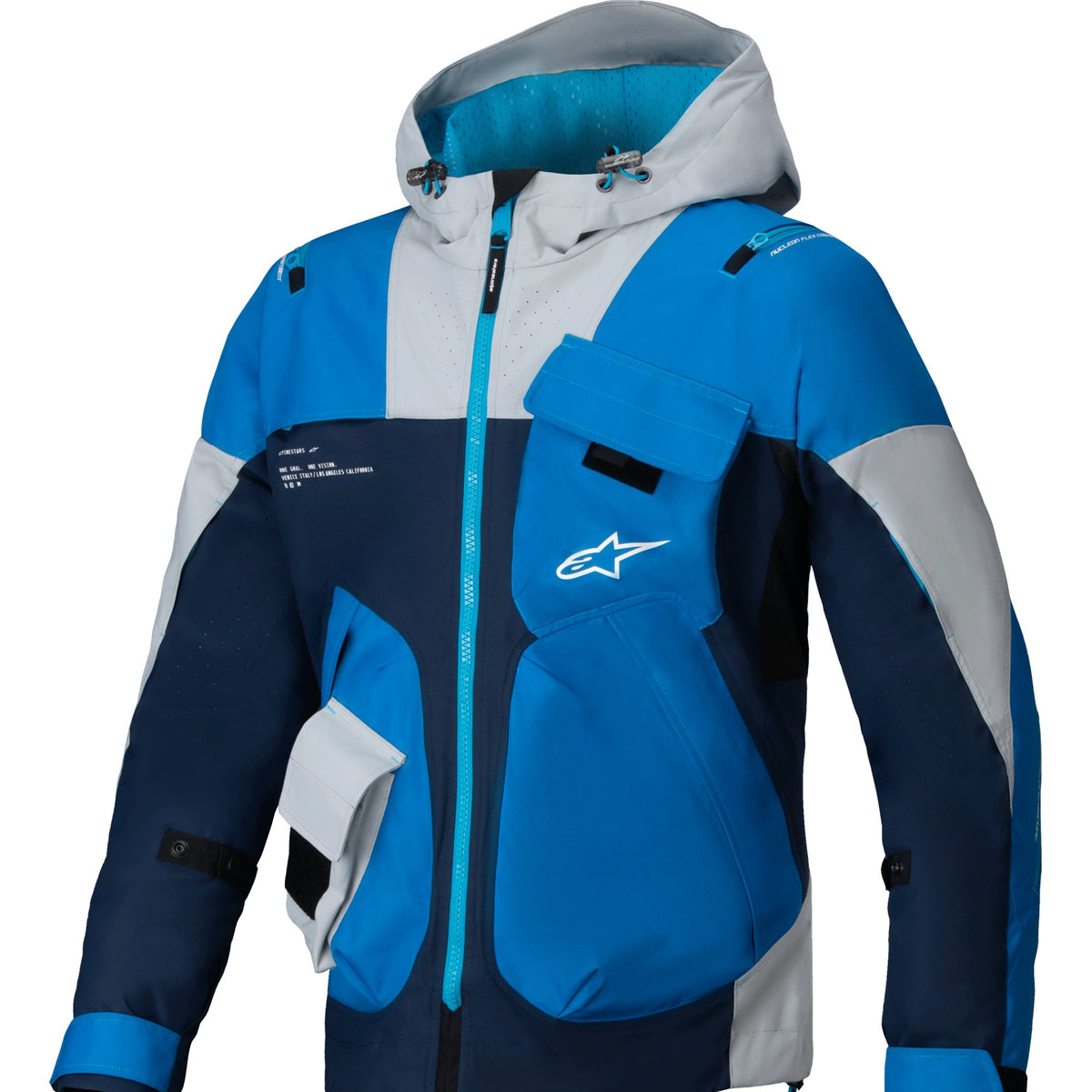 Alpinestars Mogress Air Blue/Sand Motorcycle Jacket