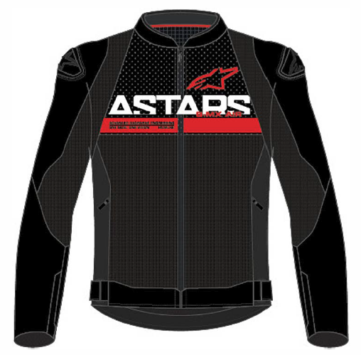 Alpinestars SMX Air Schwarz/Rot Motorradjacke