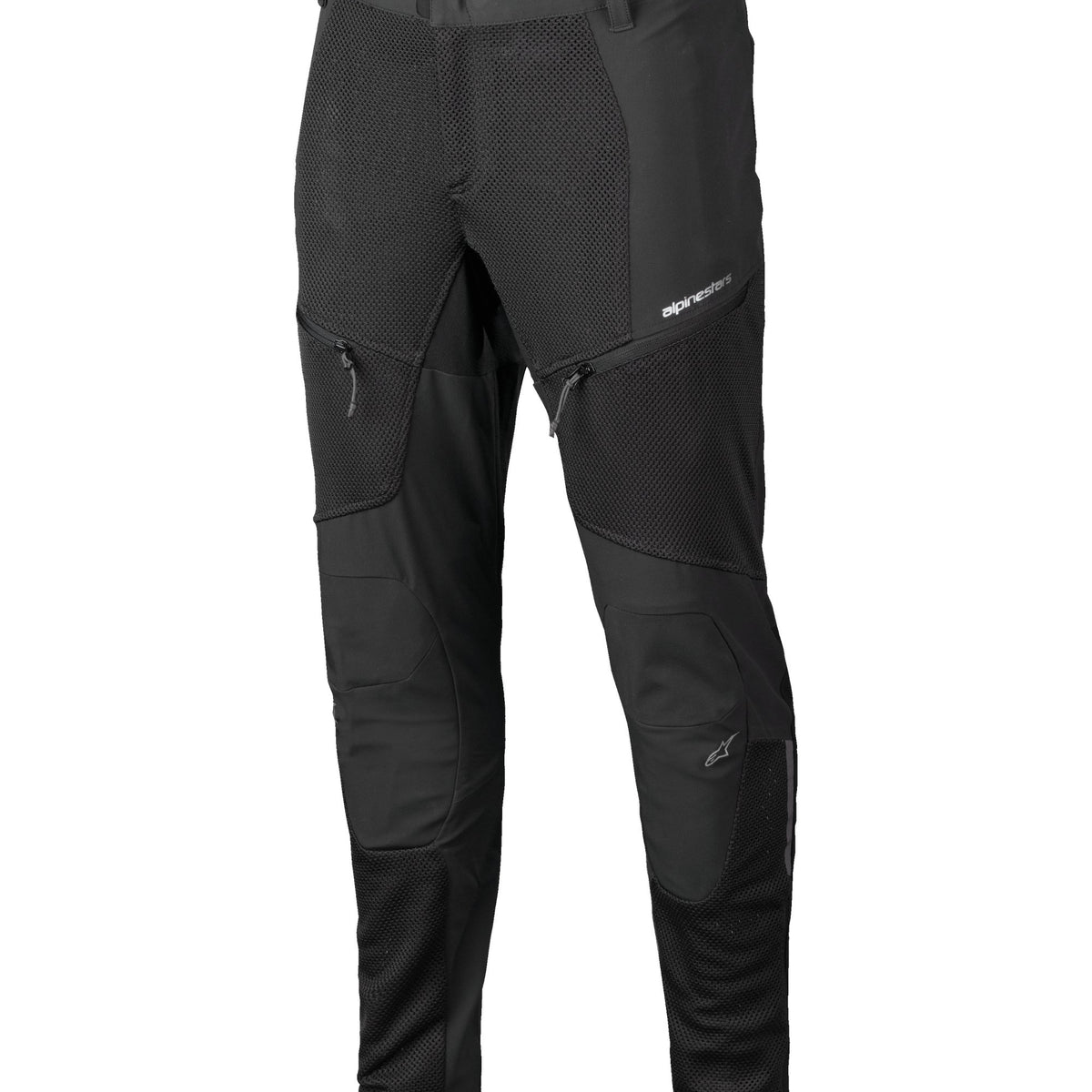 Alpinestars Troop-Air Pro Schwarz/Schwarz Motorradhose