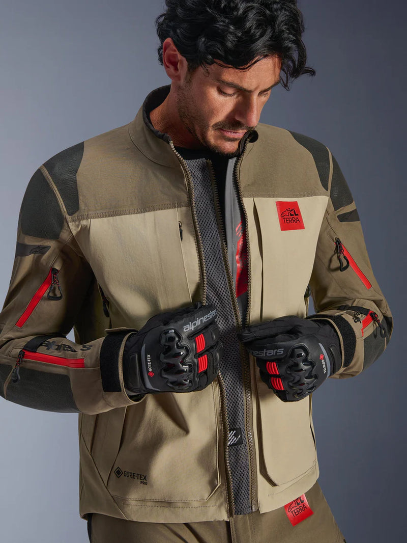 Alpinestars Nazca 3L GTX Brown Motorcycle Jacket