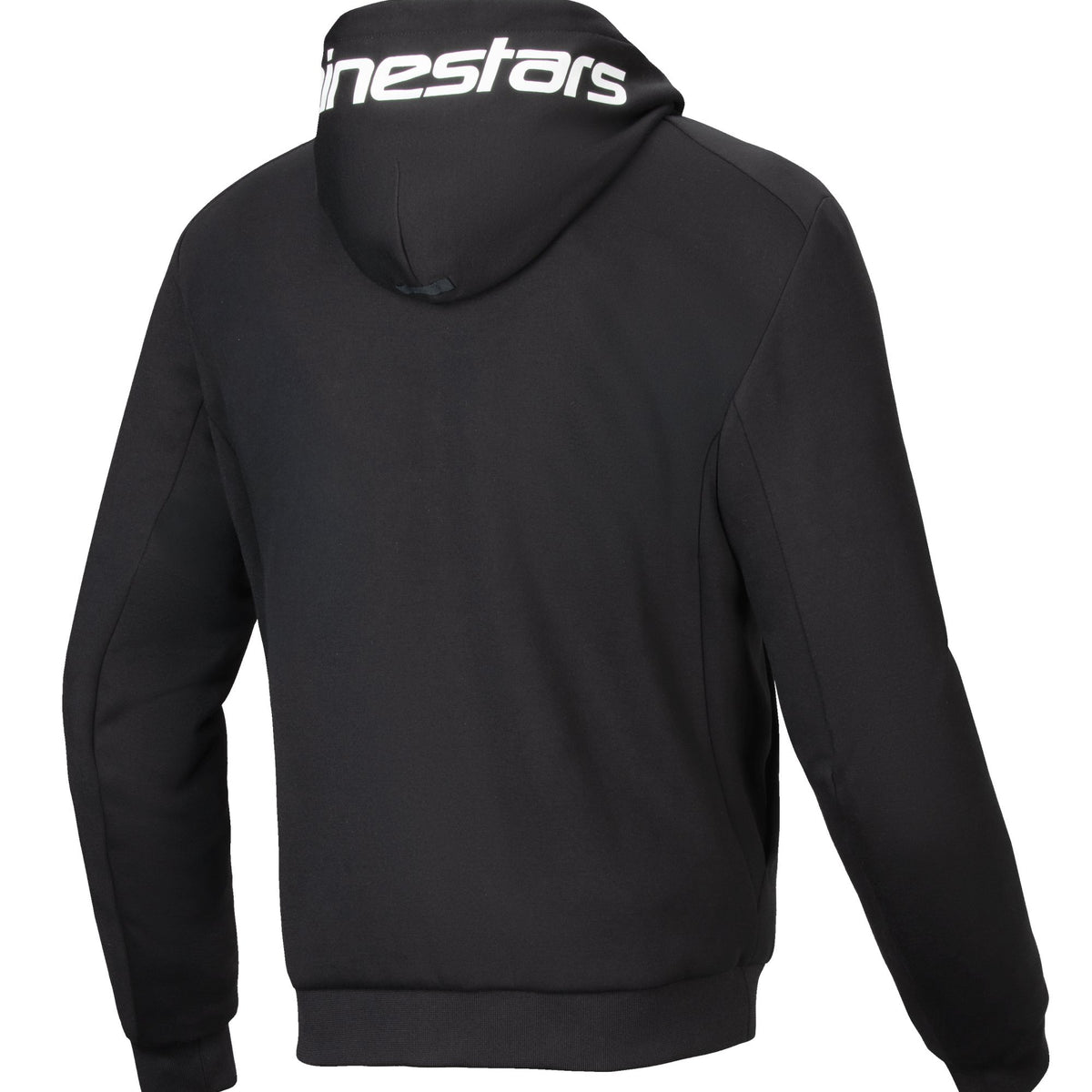 Alpinestars Hoodie Chrome v2 Schwarz/Weiß Motorradjacke