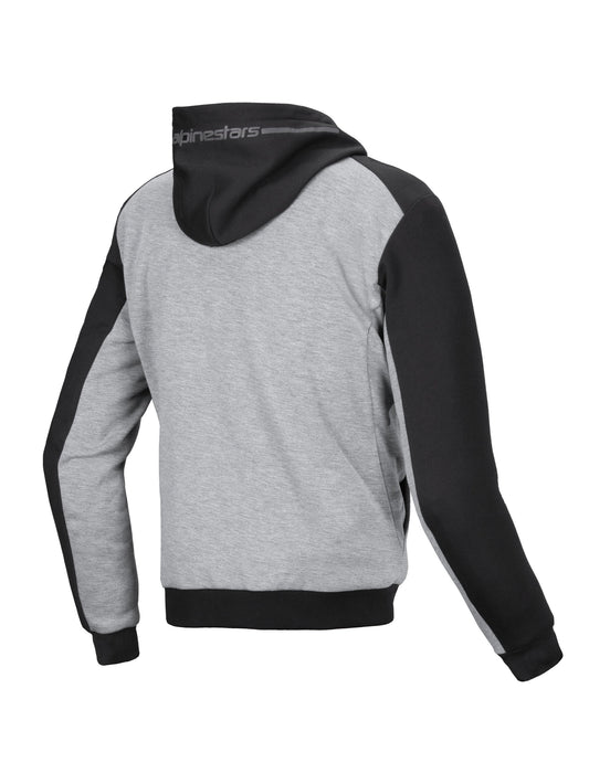 Alpinestars Hoodie Chrome v2 Grey/Black/Red Motorcycle Jacket