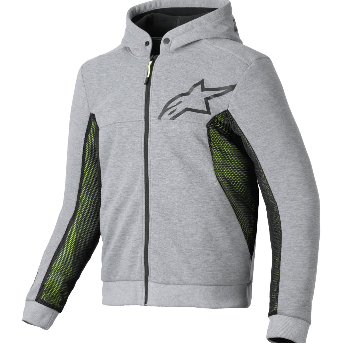 Alpinestars Hoodie Chrome Air Grau Motorradjacke