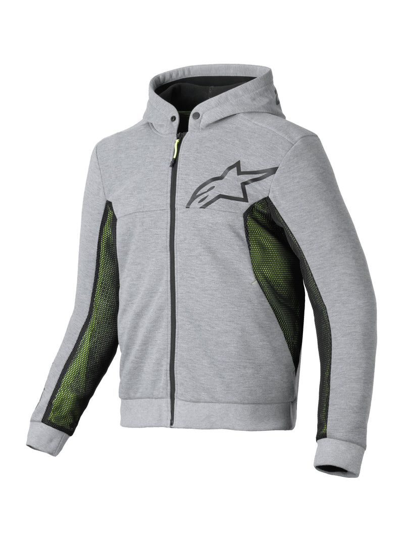 Alpinestars Hoodie Chrome Air Grau Motorradjacke