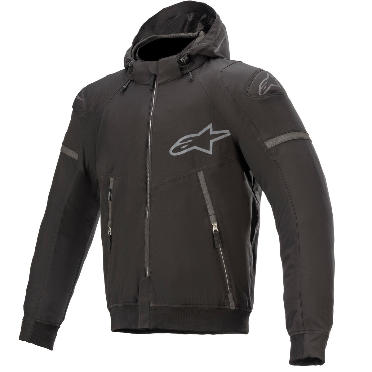 Alpinestars Sektor v2 Tech Hoodie Schwarz Motorradjacke