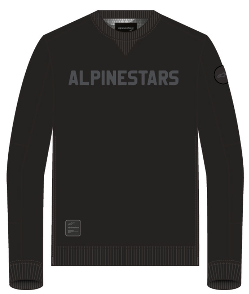 Alpinestars Fleece Legit Zwart/Grijs Zwart Motorjas