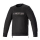 Alpinestars Fleece Legit Schwarz/Grau Schwarze Motorradjacke