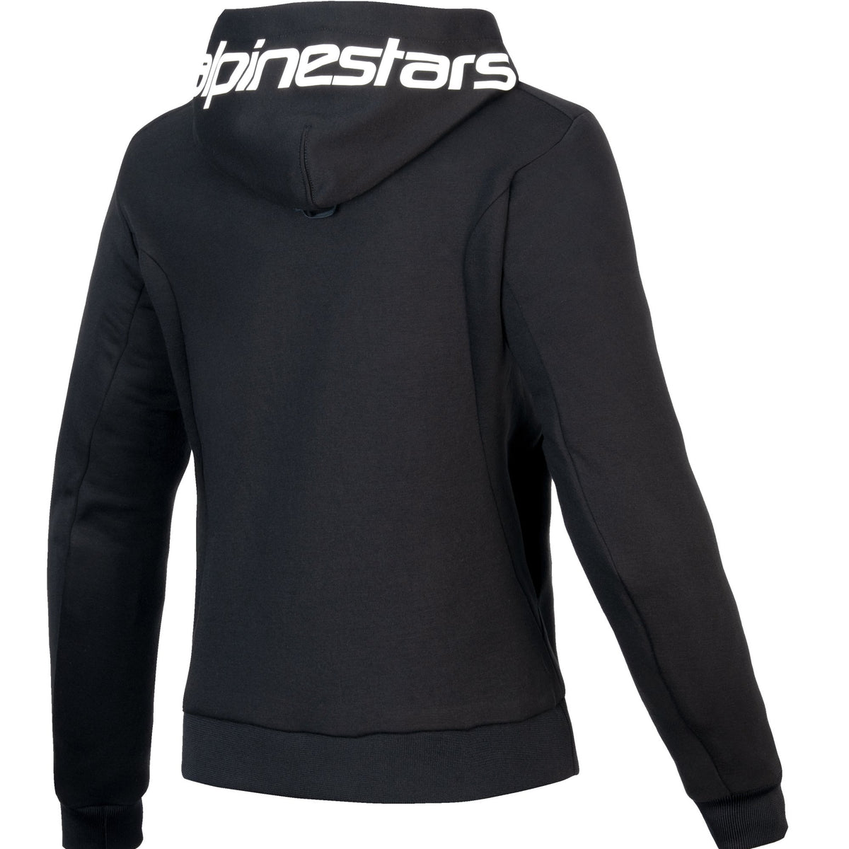 Alpinestars Hoodie Chrome v2 Schwarz/Weiß Motorradjacke