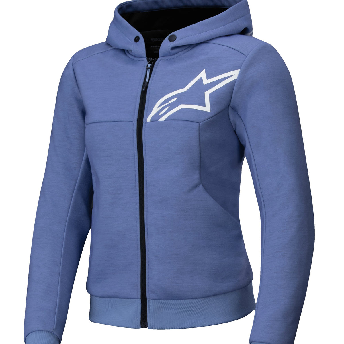 Alpinestars Hoodie Chrome v2 Blau/Violet Motorradjacke