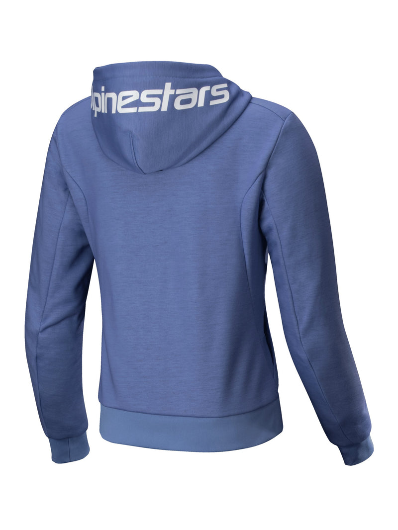 Alpinestars Hoodie Chrome v2 Blau/Violet Motorradjacke