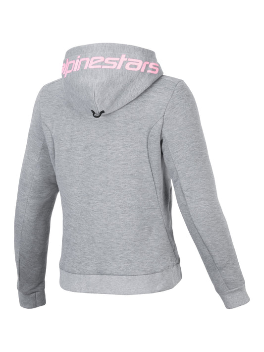 Alpinestars Hoodie Chrome v2 Grey/Pink Motorcycle Jacket