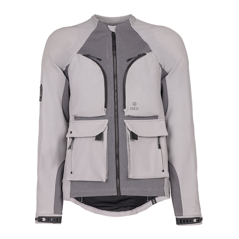 Knox Tor Motorcycle Jacket with Waterproof Shell Light Grey – AA Armoured Shirt
