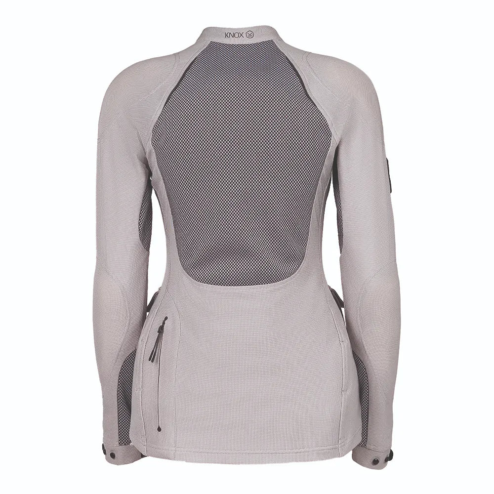 Knox Tor Damen Hellgrau – AA Armoured Motorradhemd