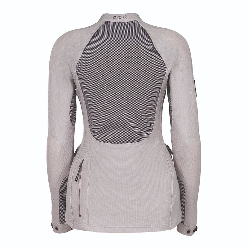 Knox Tor Damen Hellgrau – AA Armoured Motorradhemd