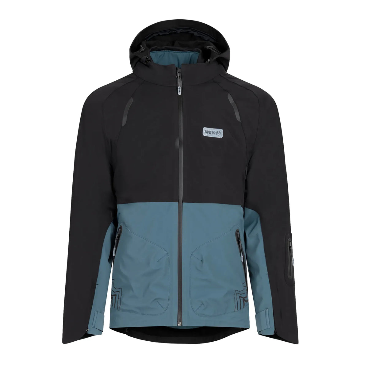 Knox Modra Men's Motorcycle Jacket Petrol Blue – Waterproof 4-in-1 Motorcycle Jacket