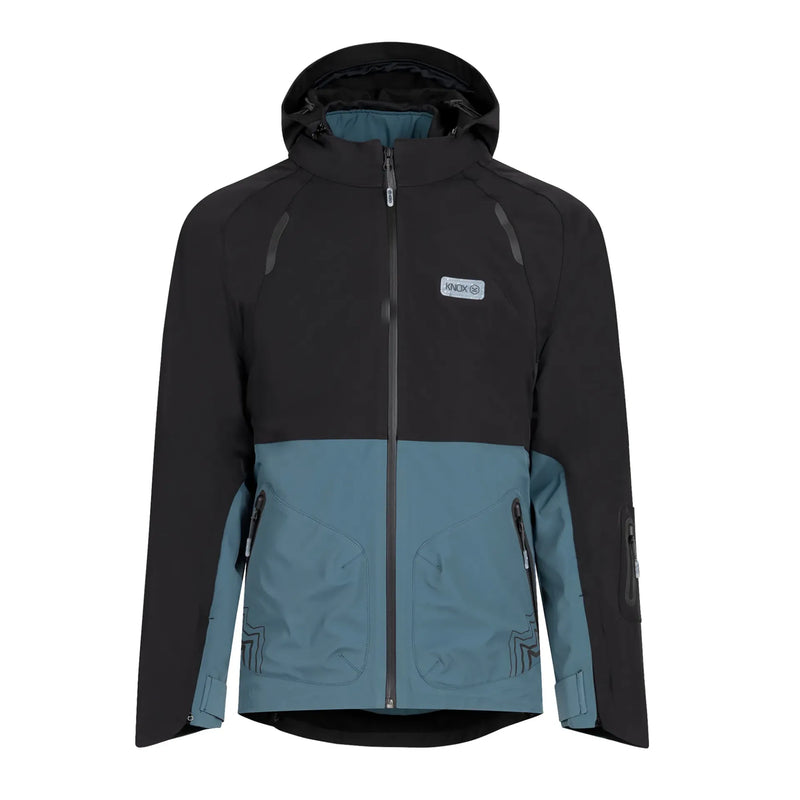 Knox Modra Men's Motorcycle Jacket Petrol Blue – Waterproof 4-in-1 Motorcycle Jacket