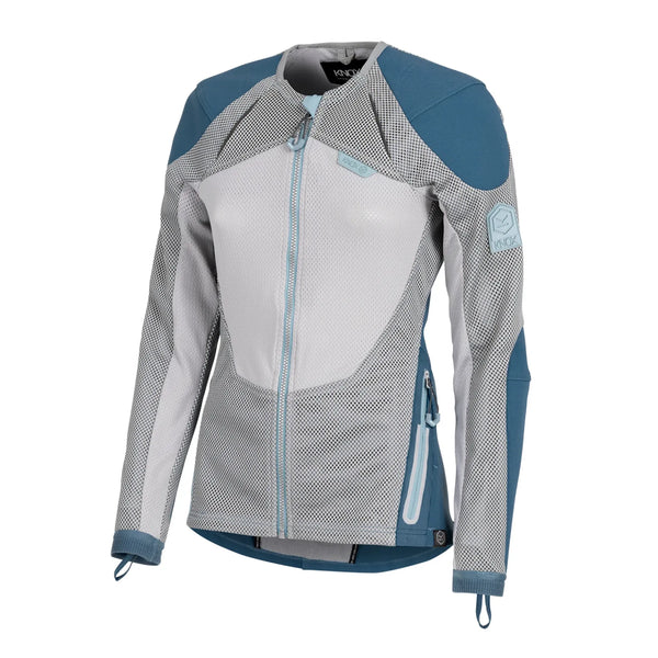 Knox Urbane Pro Move Women's Armoured Motorcycle Jacket Petrol Blue class AA