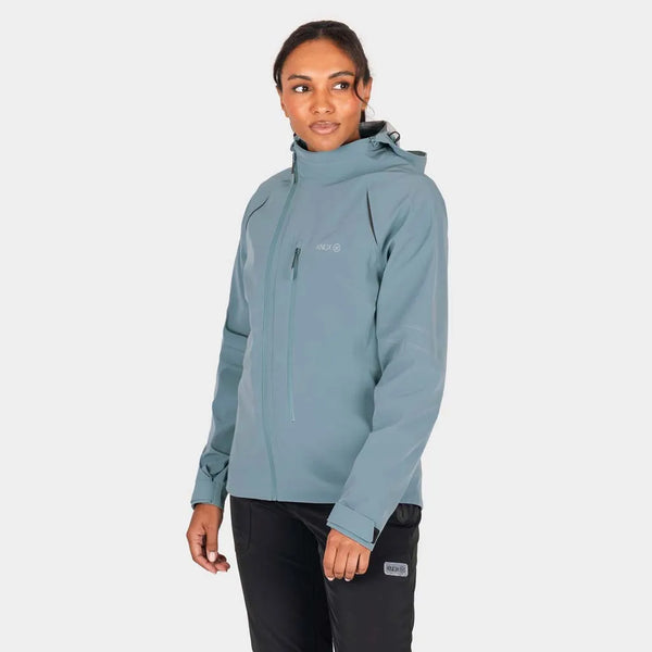 Knox Impass Damen Wasserdichte Motorradjacke Smoke Blue