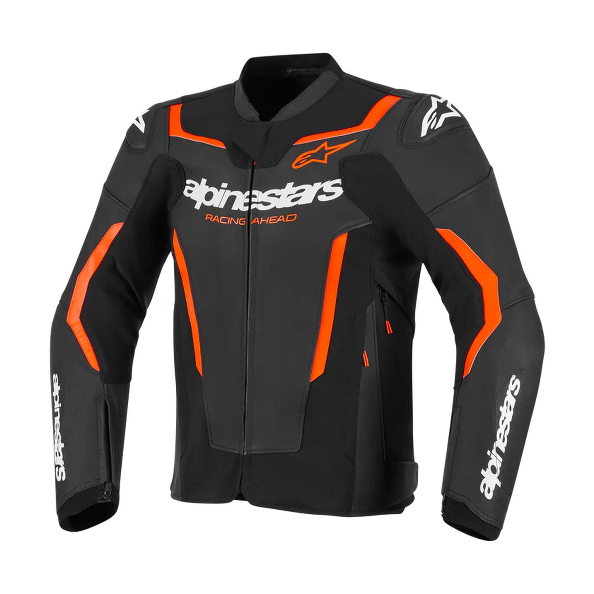 Alpinestars GP Force v2 Zwart/Fluorood Leren Motorjas