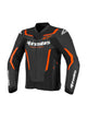 Alpinestars GP Force v2 Black/Fluo Red Leather Motorcycle Jacket