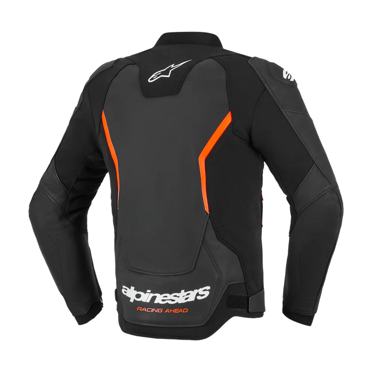 Alpinestars GP Force v2 Zwart/Fluorood Leren Motorjas