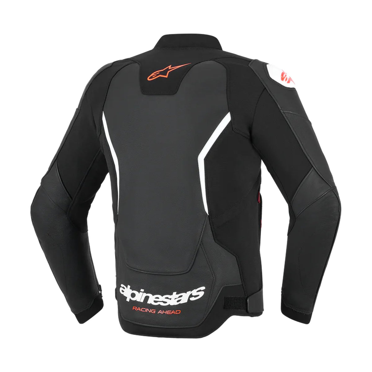 Alpinestars GP Force v2 Zwart/Wit Leren Motorjas