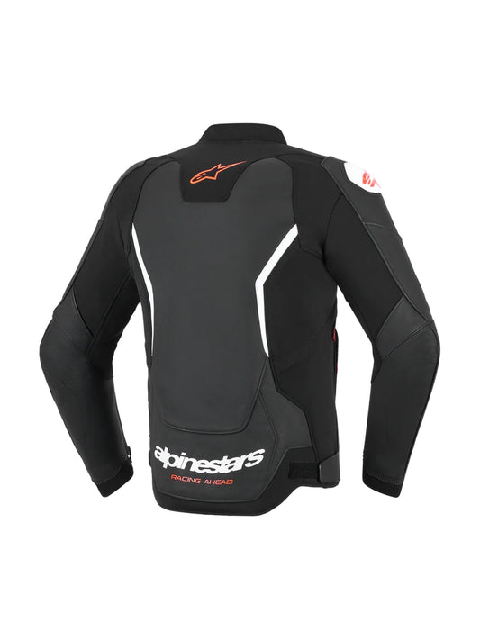 Alpinestars GP Force v2 Black/White Leather Motorcycle Jacket