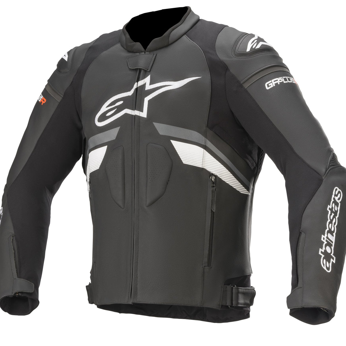 Alpinestars GP Plus R v3 Zwart/Wit Leren Motorjas