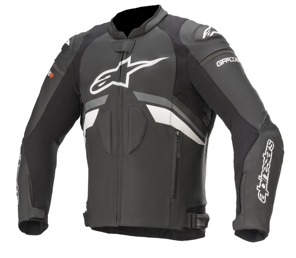 Alpinestars GP Plus R v3 Zwart/Wit Leren Motorjas