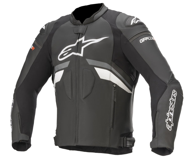 Alpinestars GP Plus R v3 Zwart/Wit Leren Motorjas