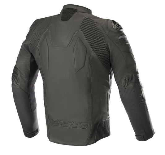 Alpinestars Caliber Black Leather Motorcycle Jacket