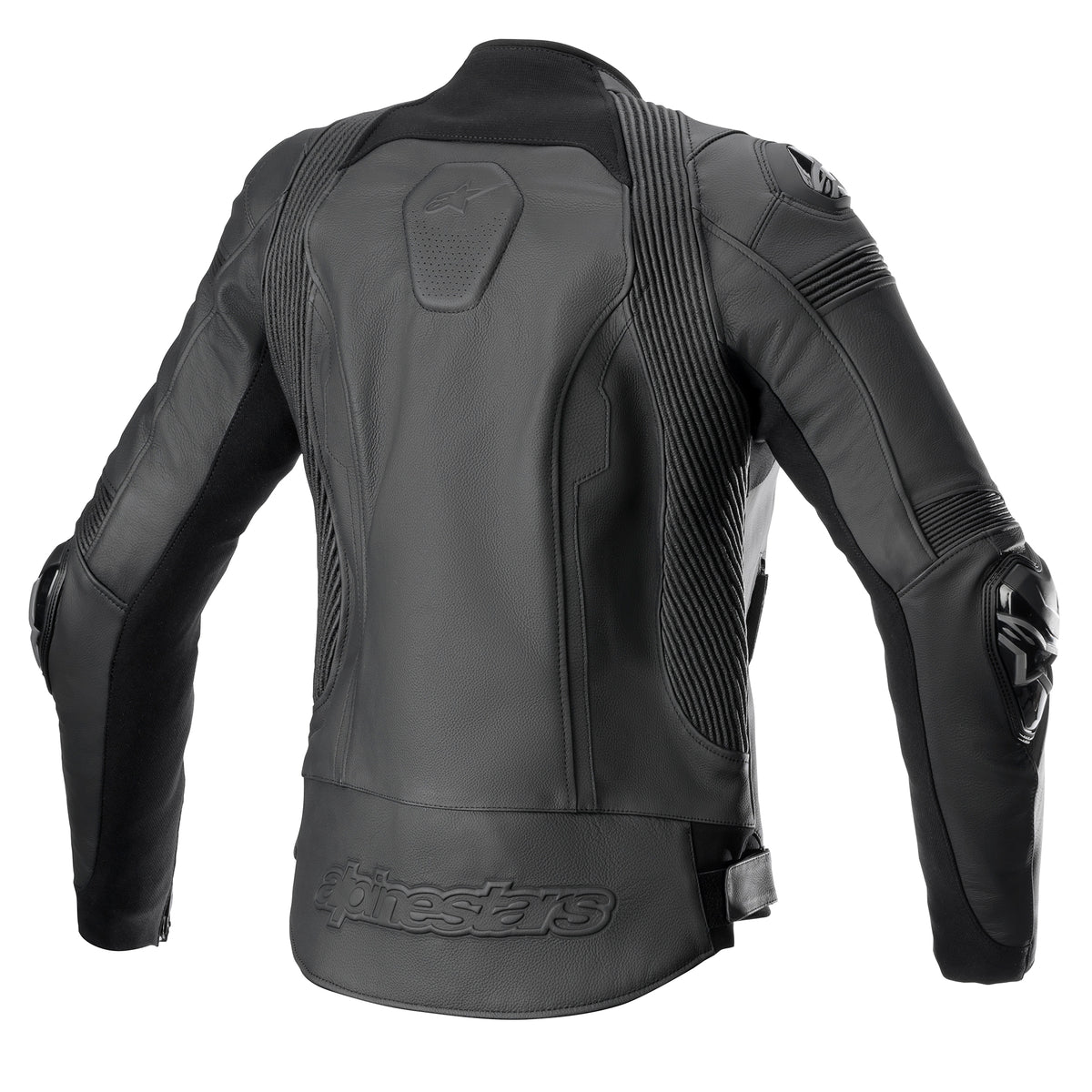 Alpinestars Missile v2 Schwarz/Schwarz Motorrad-Lederjacke