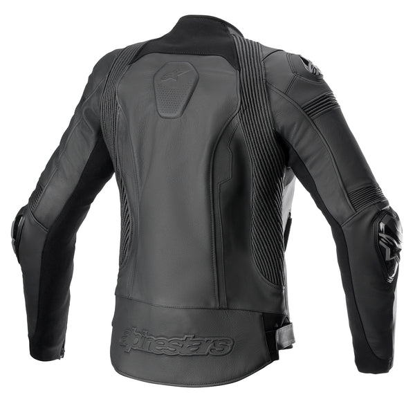 Alpinestars Missile v2 Schwarz/Schwarz Motorrad-Lederjacke