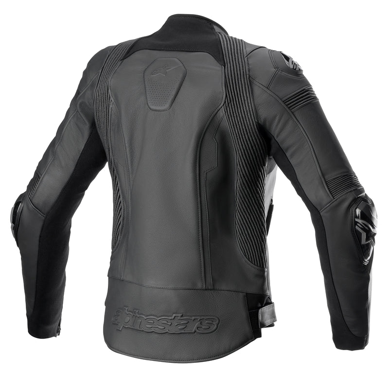 Alpinestars Missile v2 Schwarz/Schwarz Motorrad-Lederjacke