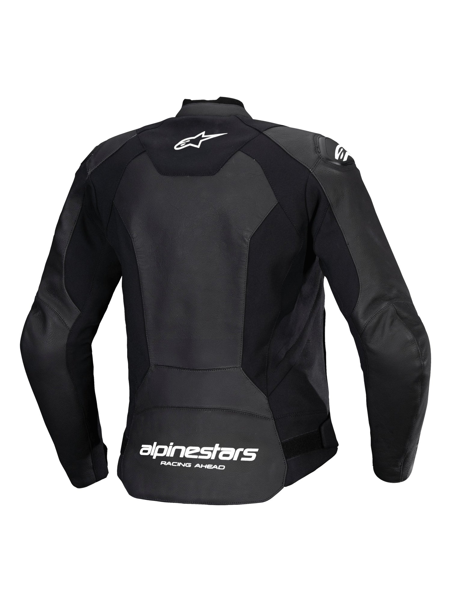 Alpinestars Faster v3 Zwart/Wit Leren Motorjas