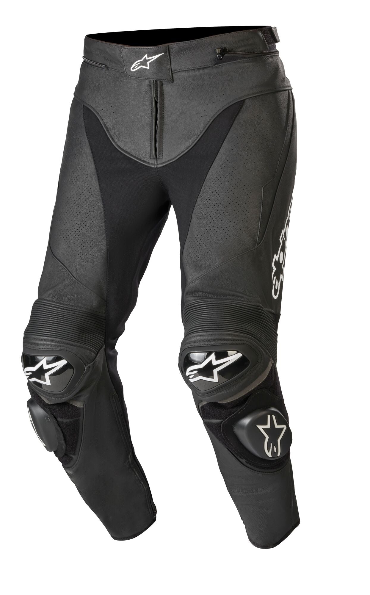 Alpinestars Track v2 Schwarze Motorradhose aus Leder