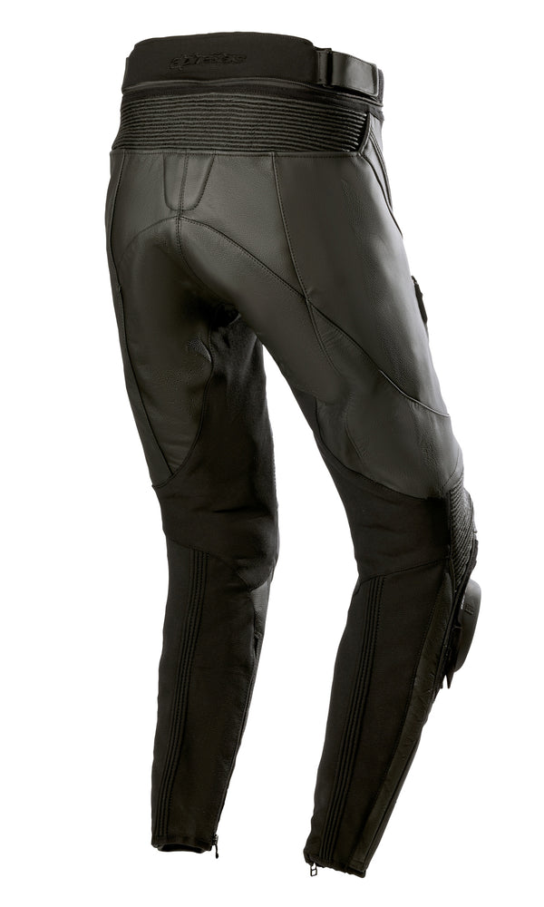 Alpinestars Missile v3 Black/Black Leather Motorcycle Trousers