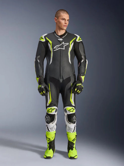 Alpinestars GP Tech v5 Zwart/Wit/Fluogeel Racepak