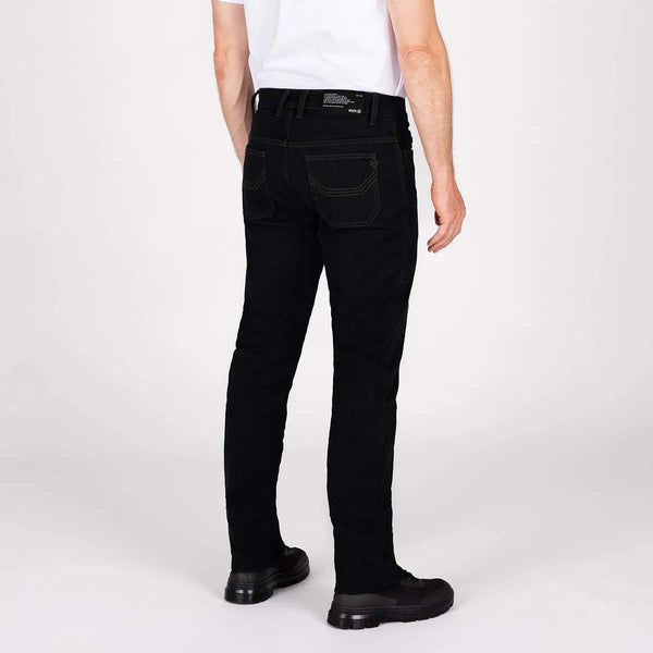Knox Men's Shield MK2 Classic Black motorcycle jeans class AAA (short)
