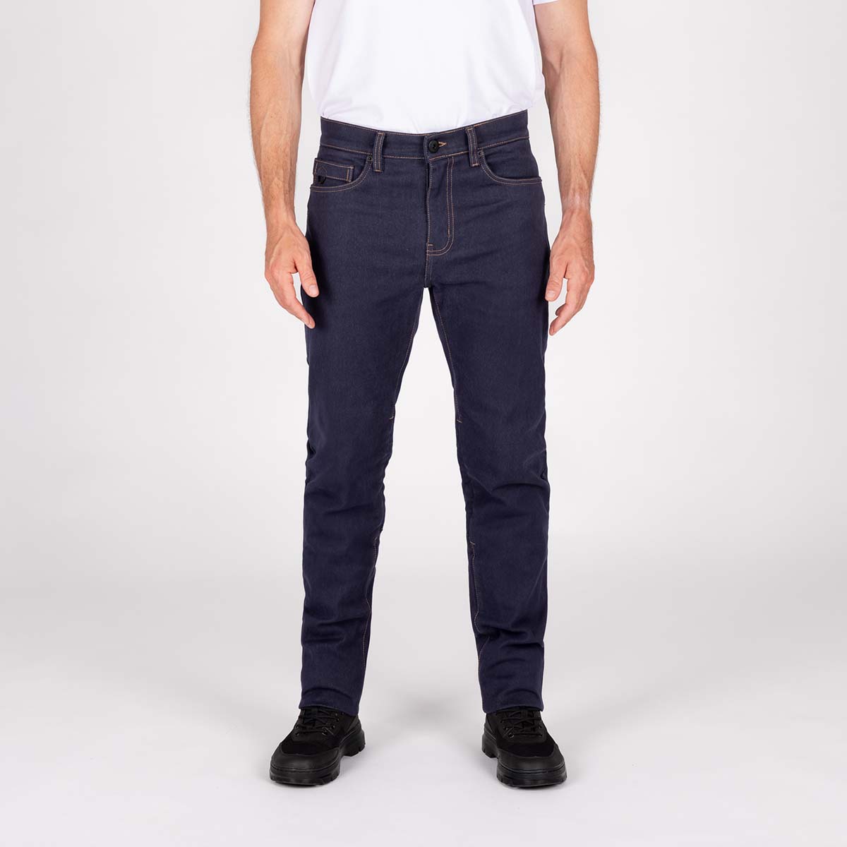 Knox Men’s Shield MK2 Classic SHORT Indigo – AAA Motorjeans voor Heren