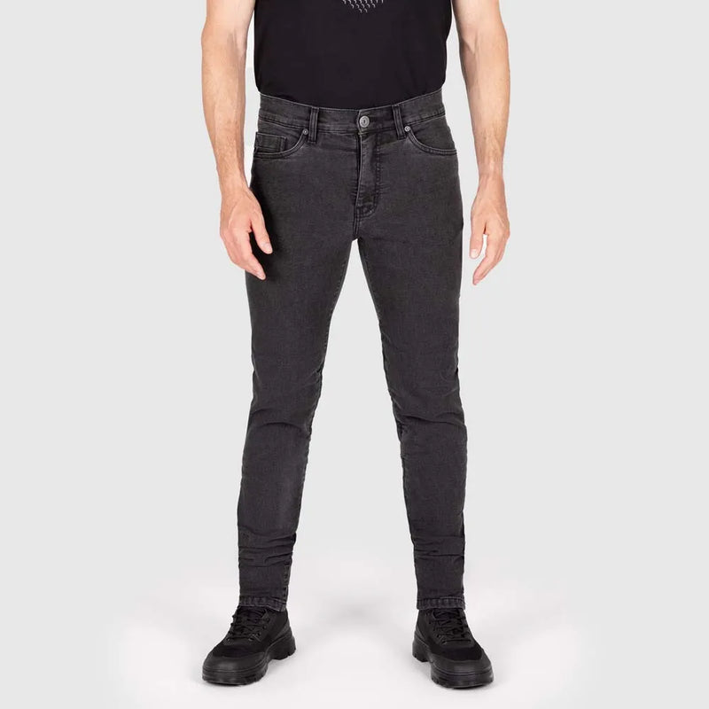Knox Men’s Colton Slim REGULAR Supersoft Charcoal – AA Motorjeans voor Heren