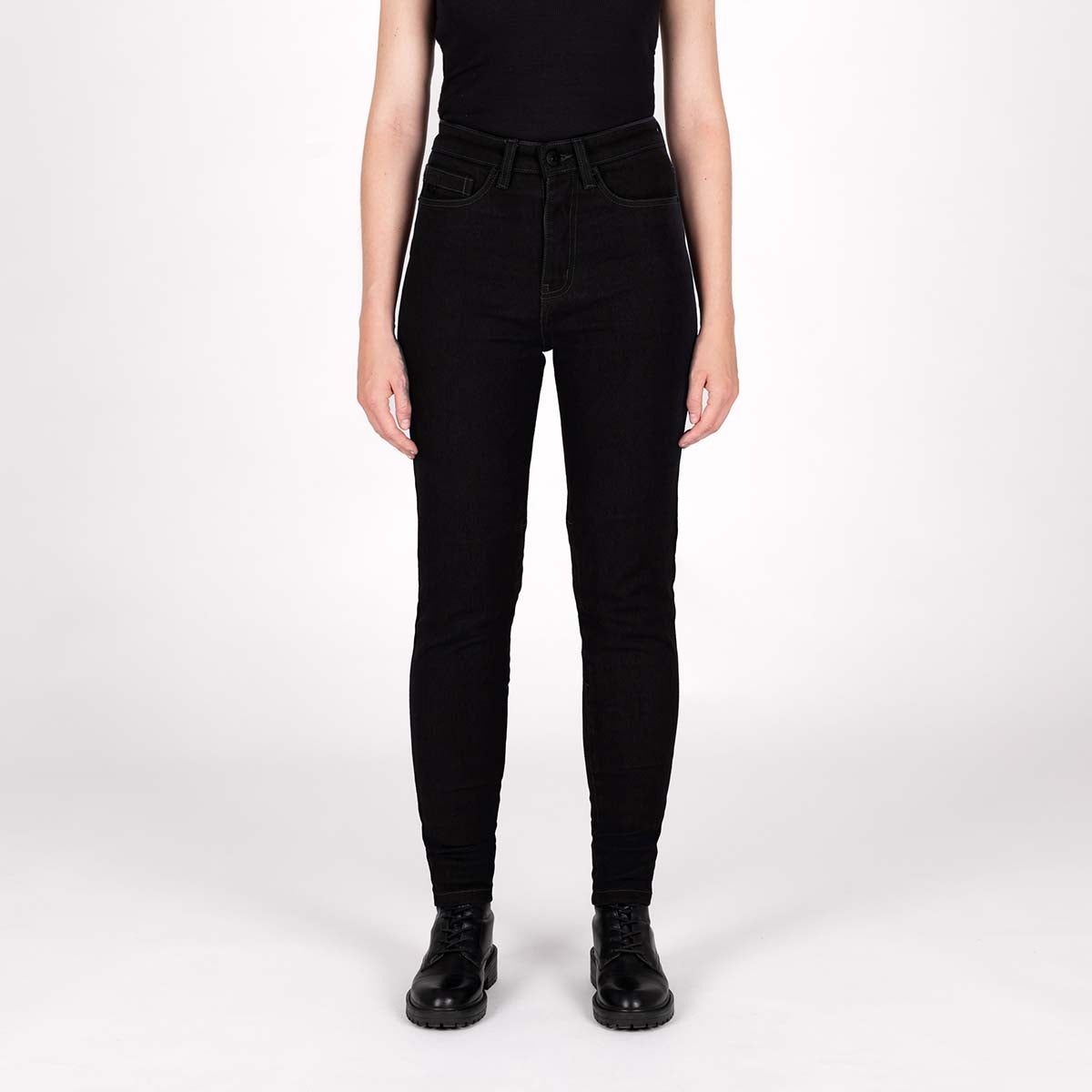 Knox Women’s Shield MK2 Classic SHORT Black – AAA Motorjeans voor Dames