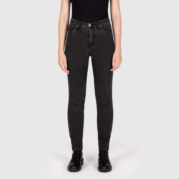 Knox Women's Colton Skinny Black motorcycle jeans AA rated (regular)