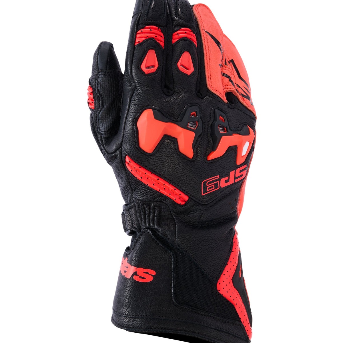 Alpinestars SP-9 Zwart/Fluorood Motorhandschoenen
