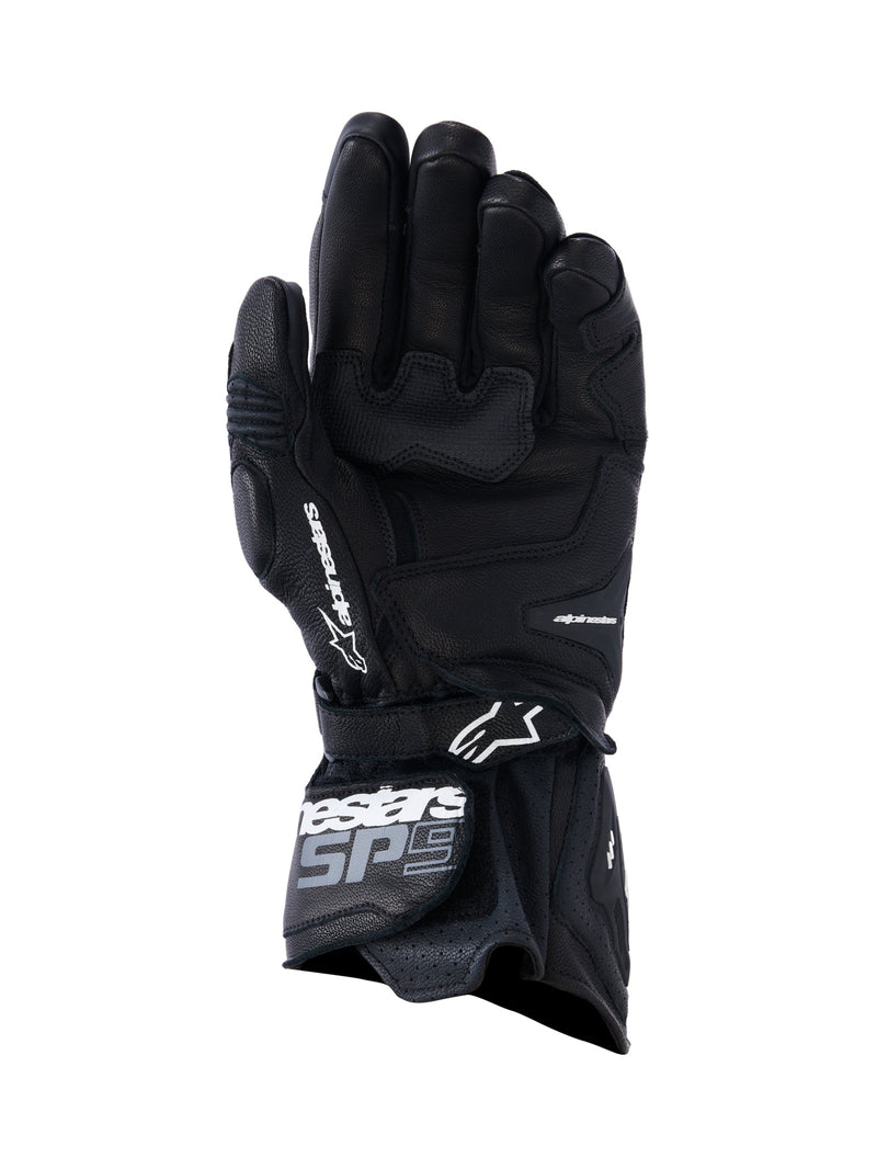 Alpinestars SP-9 Zwart/Wit Motorhandschoenen