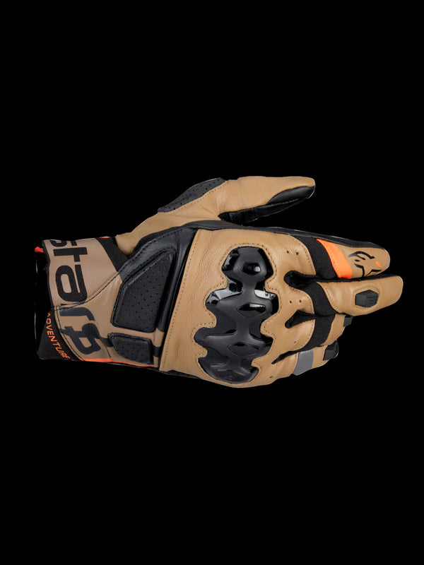 Alpinestars Belize v3 Drystar Black/Brown/Sand Motorcycle Gloves