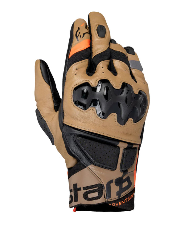 Alpinestars Belize v3 Drystar Black/Brown/Sand Motorcycle Gloves