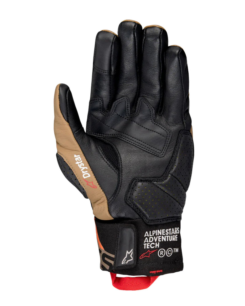 Alpinestars Belize v3 Drystar Zwart/Bruin/Zand Motorhandschoenen